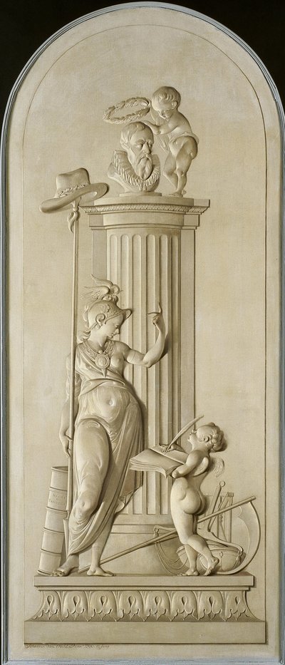 Allegory of Freedom by Johannes van Dregt (signed by artist)