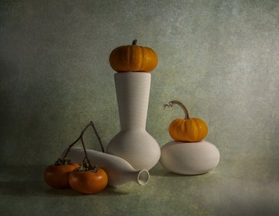 Autumn Harvest Still Life by John-Mei Zhong