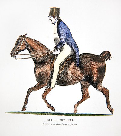 Sir Robert Peel, from a Contemporary Print by John  Doyle