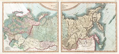 Map of the Russian Empire Divided into its Governments by John (after) Cary