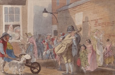 The Asylum for the Deaf by John (after) Collet
