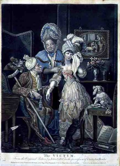 The Victim, pub. by Carington Bowles by John (after) Collet