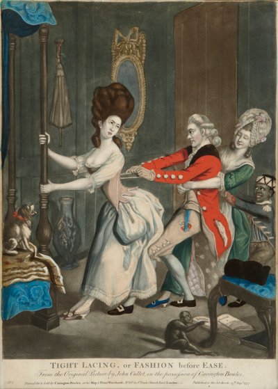 Tight Lacing or Fashion before Ease by John (after) Collet