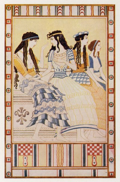 Ladies of the Minoan Court by John (after) Duncan