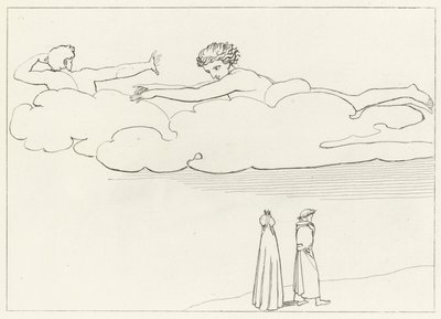 Purification from Envy, Purgatory, Canto 13 by John (after) Flaxman