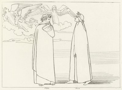 The Choir, Purgatory, Canto 17 by John (after) Flaxman