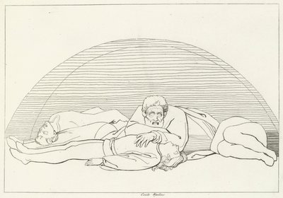 The Death of Ugolino, Inferno, Canto 33 by John (after) Flaxman