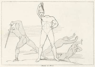 The Schismatics, Inferno, Canto 28 by John (after) Flaxman