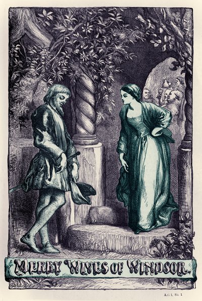 Merry Wives of Windsor by John (after) Gilbert