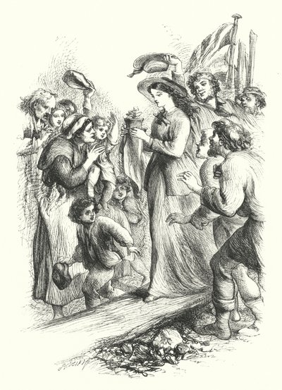 The Landing of the Primrose by John (after) Gilbert