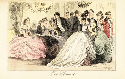 Arrival of Aristocracy at a Dance Ball in a Grand House by John (after) Leech