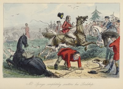 John Leech Illustration for Mr Sponge
