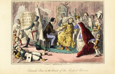 King Edward I treated after an assassination attempt in Acre in 1272 by John (after) Leech