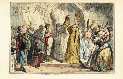 King Henry VI of England married to Margaret of Anjou at Titchfield Abbey, 23 April 1445 by John (after) Leech