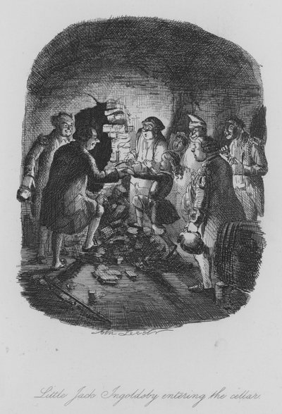 Little Jack Ingoldsby Entering the Cellar by John (after) Leech