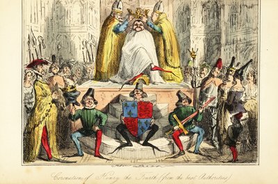 The Coronation of King Henry IV of England with a Huge Crown by John (after) Leech