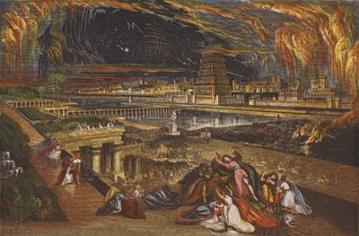 Fall of Babylon by John (after) Martin