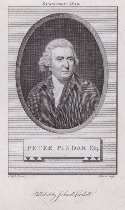 John Wolcot, English physician and satirist who wrote under the pen name Peter Pindar by John (after) Opie