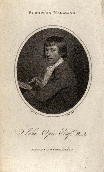 Portrait of John Opie, engraved by Ridley by John (after) Opie
