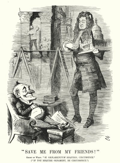 Save Me from My Friends - the ghost of Sir Christopher Wren and the decoration of St Paul