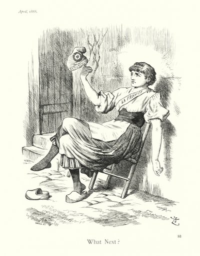Sir John Tenniel Cartoon: What Next? by John (after) Tenniel