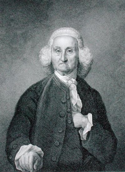 Jonathan Trumbull (1710-85) engraved by E. Mackenzie by John (after) Trumbull
