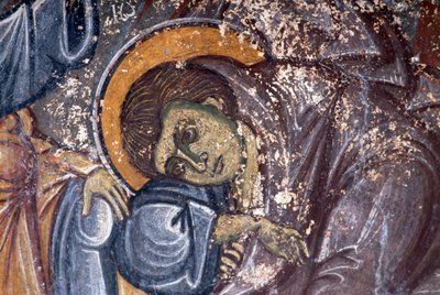 Figure of saint, by Ioannis Pagomenos (detail) by Walter Charles Mills