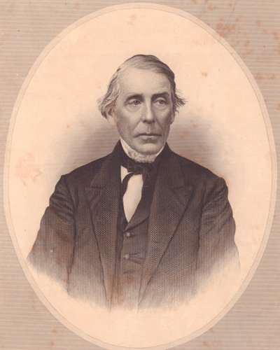 Portrait of John Price Durbin, American Methodist clergyman by Walter Charles Mills