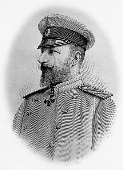 Portrait of Ferdinand I, Tsar of Bulgaria, engraving by Walter Charles Mills