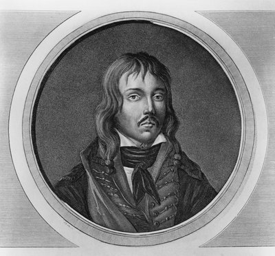 Portrait of Francois Severin Marceau-Desgraviers, French general of Revolutionary Wars by Walter Charles Mills