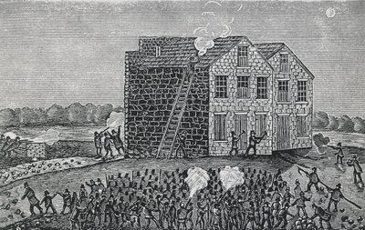 Pro-slavery mob murdering Reverend Elijah Parish Lovejoy by Walter Charles Mills