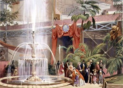 Crystal Palace, View in the North Transept by John Absolon