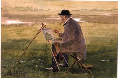 Portrait of the Artist by John Absolon
