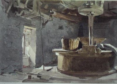The Upper Floor of the Windmill on the Battlefield of Crecy by John Absolon