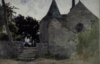 View of a Church by John Absolon