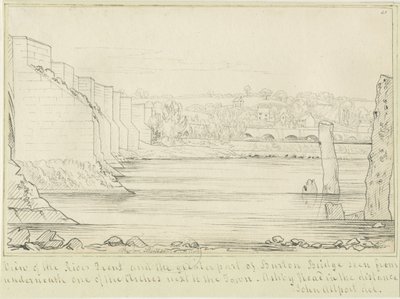 Burton-upon-Trent Bridge and Town by John Allport
