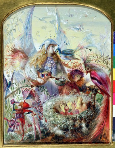 Fairies and a Bird