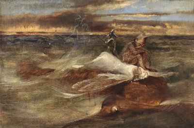 The Fairy and the Sea Serpent by John Anster Fitzgerald