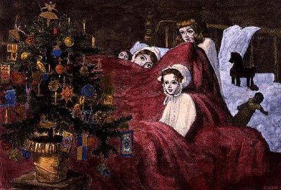 The Private View, Illustrated London News, 23 December 1865 by John Anster Fitzgerald