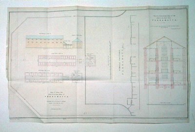 Range of Solitary Cells Erected at the Female Factory at Parramatta, New South Wales by John Arrowsmith