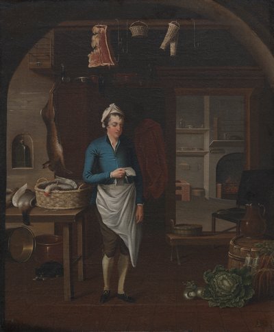 Kitchen Scene by John Atkinson