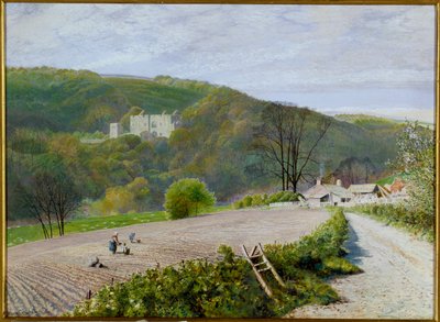 Barden Tower of the River Wharfe, Yorkshire by John Atkinson Grimshaw