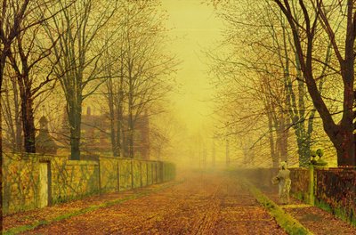 Evening Glow by John Atkinson Grimshaw