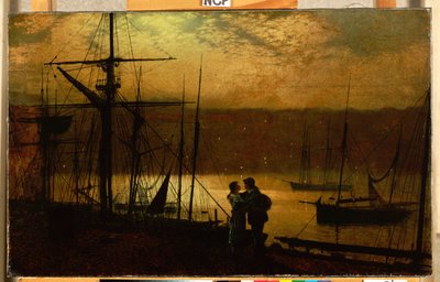Outward Bound - a View of Whitby, 1887 by John Atkinson Grimshaw