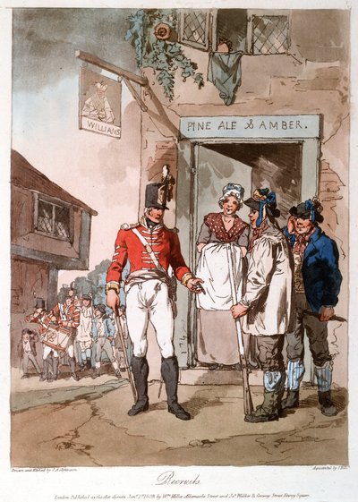 Recruits by John Augustus (after) Atkinson