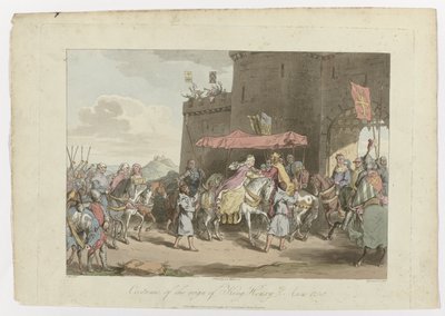 Costume of the Reign of King Henry III, Anno 1250, March 1, 1814 by John Augustus Atkinson