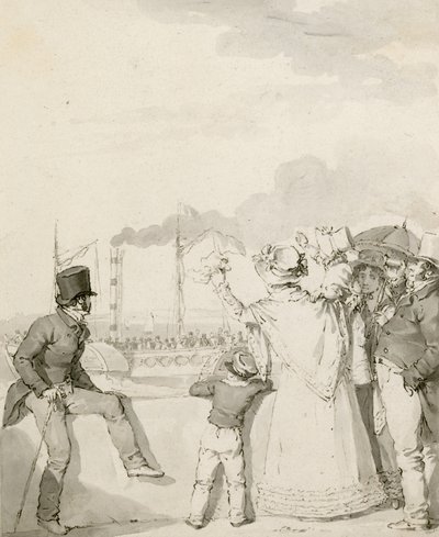 Leaving Margate by John Augustus Atkinson