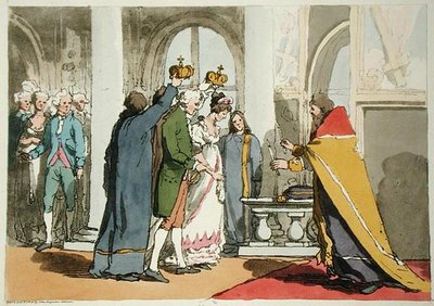 Marriage, etched by the artist, published 1804 by John Augustus Atkinson