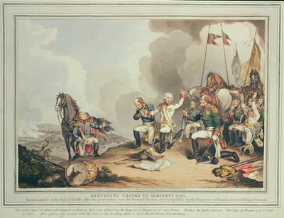 Returning Thanks to Almighty God, 1814 by John Augustus Atkinson