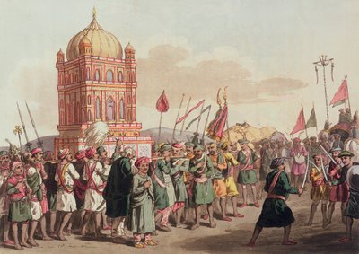 The Procession of the Taziya, from 